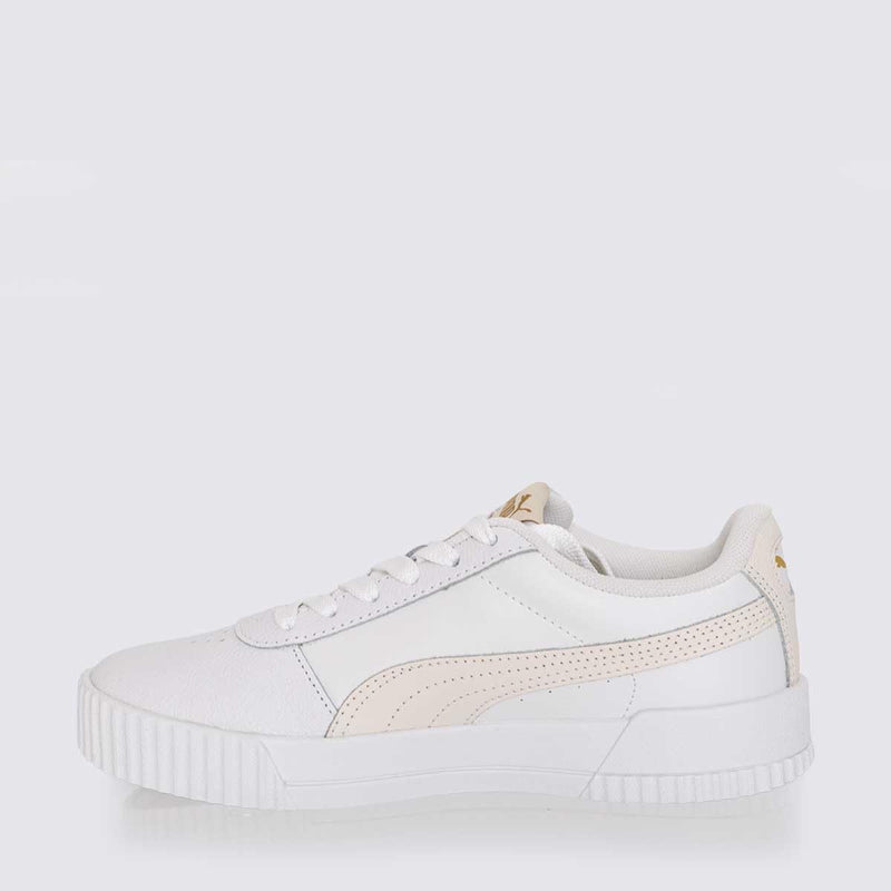 Tênis Puma Carina L Bdp White Sugared Almond Puma Gold 37556560