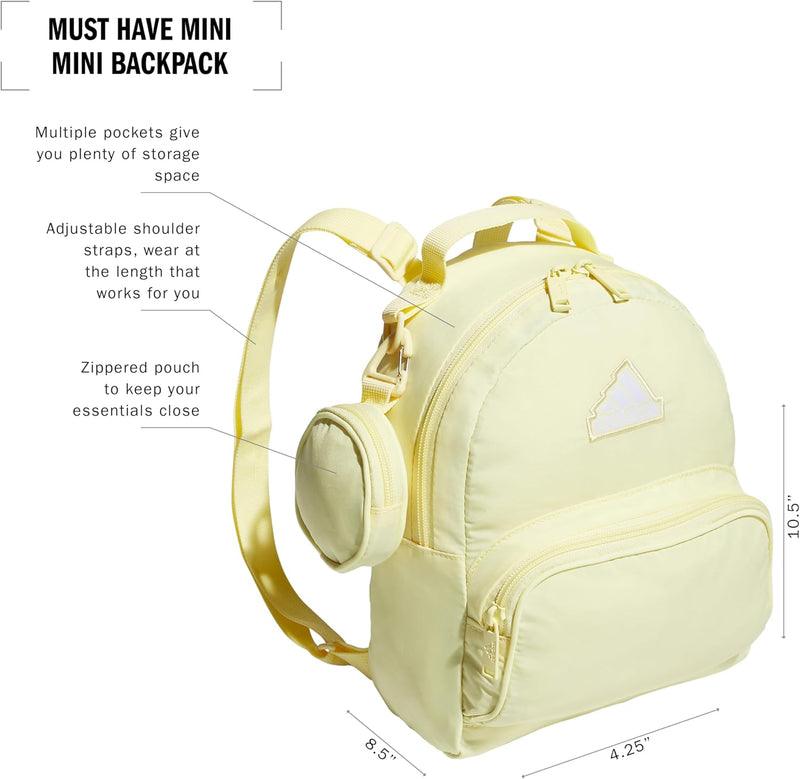 Mini mochila Must Have Mini Backpack, Small Size for Festivals and Travel adidasUnisex Adulto